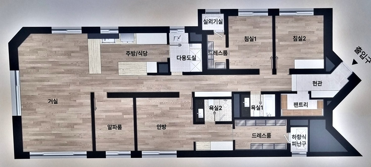 전용 113㎡ 평면도