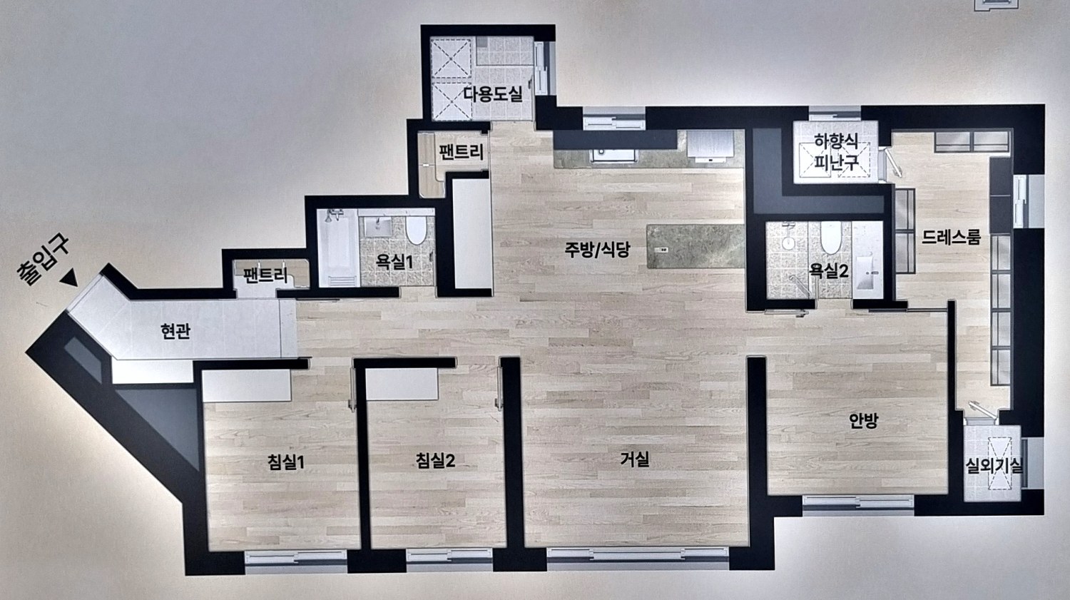 전용 84㎡ 평면도