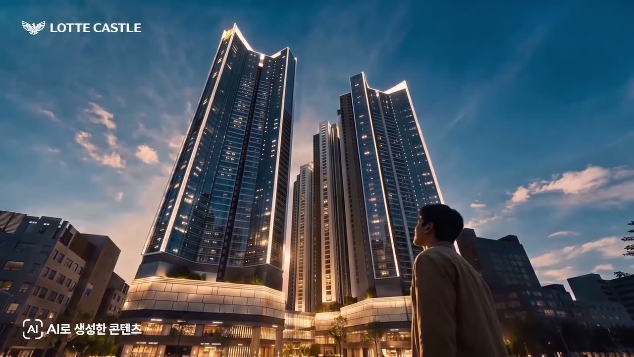 상동역 롯데캐슬 시그니처 완공 예상 투시도
